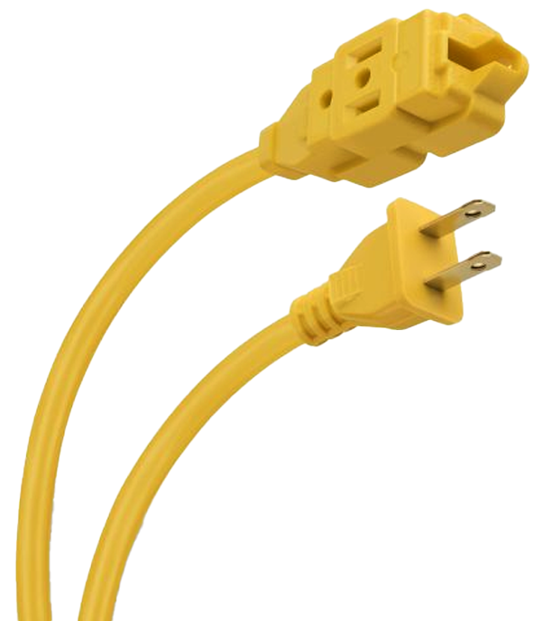 Extension Steren ext-2x16-3am 3mts 3 contactos amarillo uso rudo