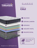 COLCHON THERAPEDIC CALI MEDIO/FIRME NO VUELTA 1 COLCHONETA - Ekar de Gas