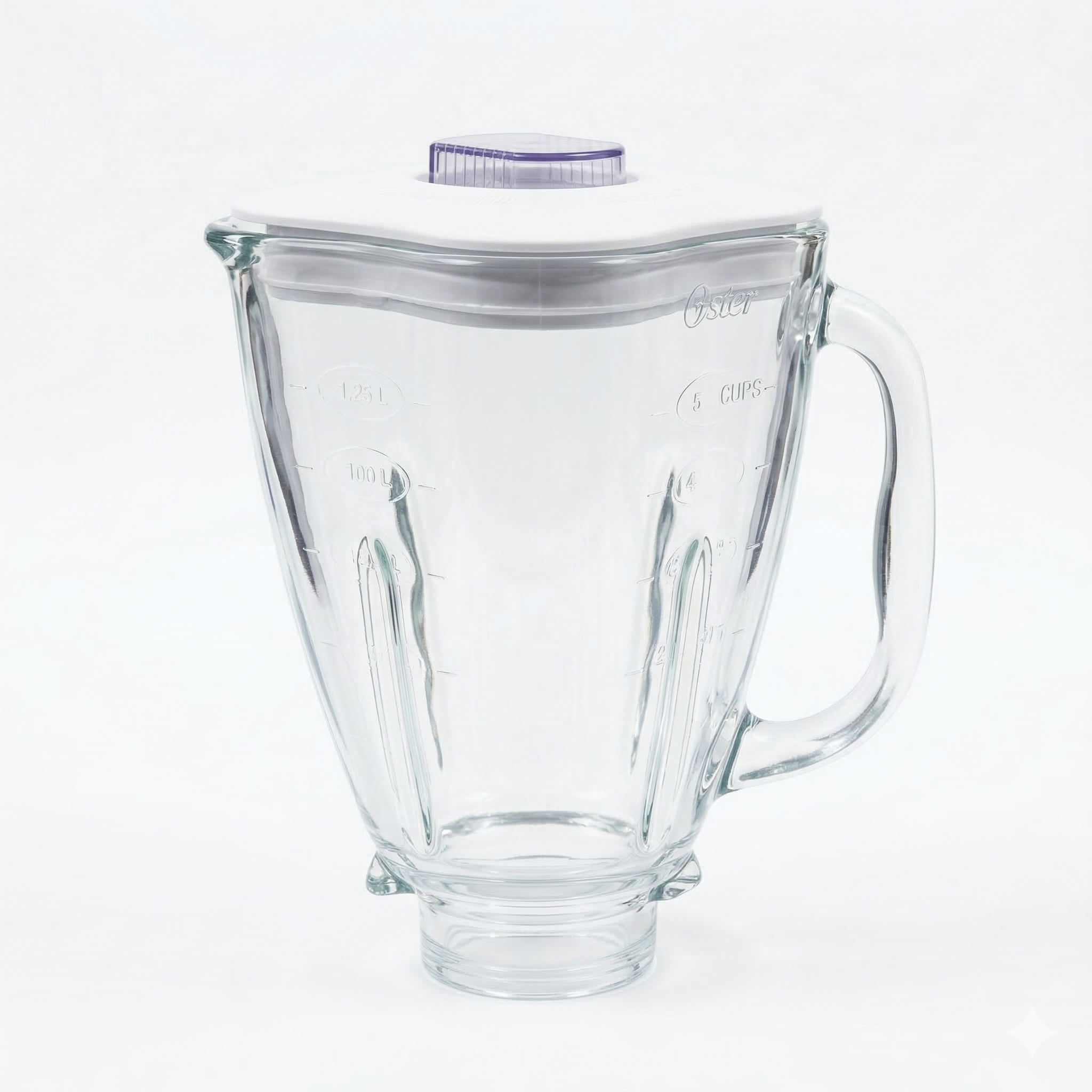 Repuesto Vaso Oster 1.25L Vidrio Tipo Trébol 4918011805 - Ekar de Gas