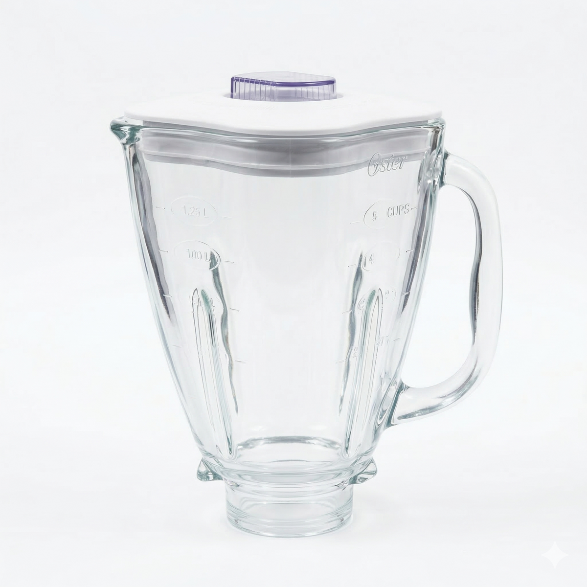 Repuesto Vaso Oster 1.25L Vidrio Tipo Trébol 4918011805 - Ekar de Gas