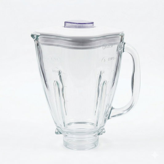 Repuesto Vaso Oster 1.25L Vidrio Tipo Trébol 4918011805 - Ekar de Gas