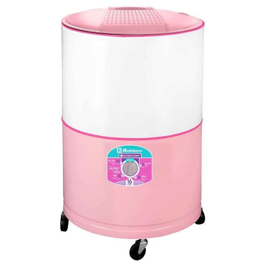 Lavadora Koblenz 16kg Redonda LRK-16R Jazmín Ultra Rosa con Tapa Lava-Talla - Ekar de Gas