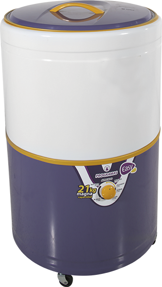 Lavadora Easy lre21m redonda 21kg morado blanco