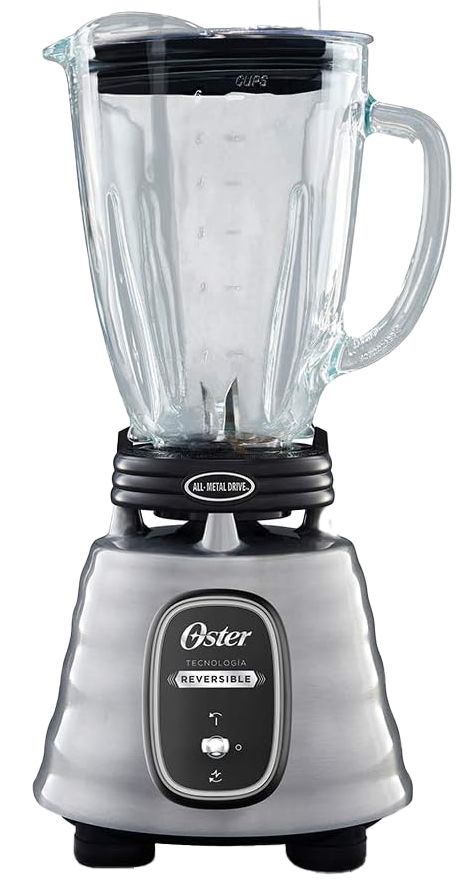 Licuadora Oster m000450-010-000 400w gris/cromado 1vel vidrio