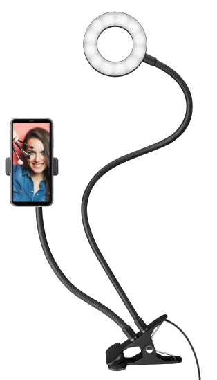 Lampara led Steren mov-037 soporte celular luz fria/calida/neutra