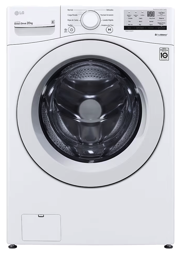 Lavadora+secadora Lg wm20wv26w.df20wv2 20kg frontal blanco