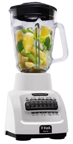 Licuadora T-fal ln8221mx 550w blanco 12vel vidrio 2.2lt