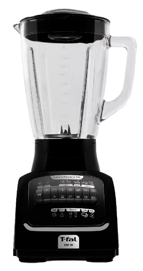 Licuadora T-fal ln8248mx 550w negro 14vel vidrio 2.2lt