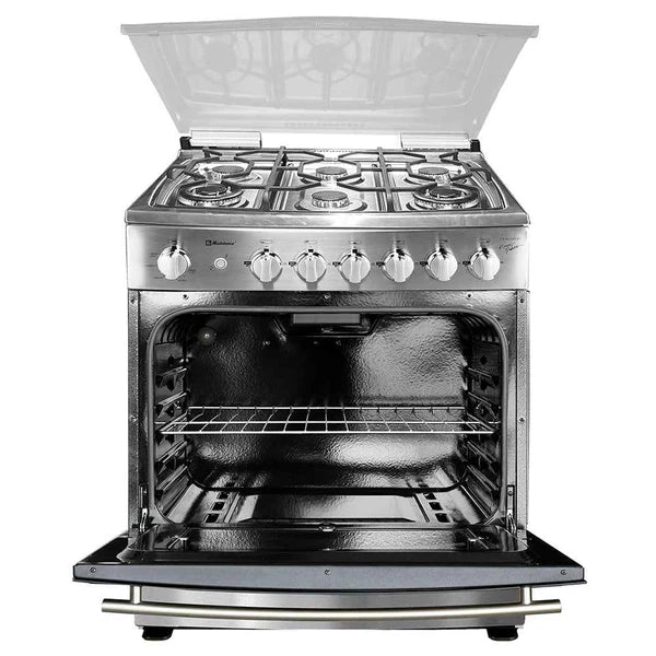 Estufa Koblenz 30 Pulgadas Piso Madrid Air Fryer 6 Quemadores Inox EK-8131MD-IIRIE - Ekar de Gas