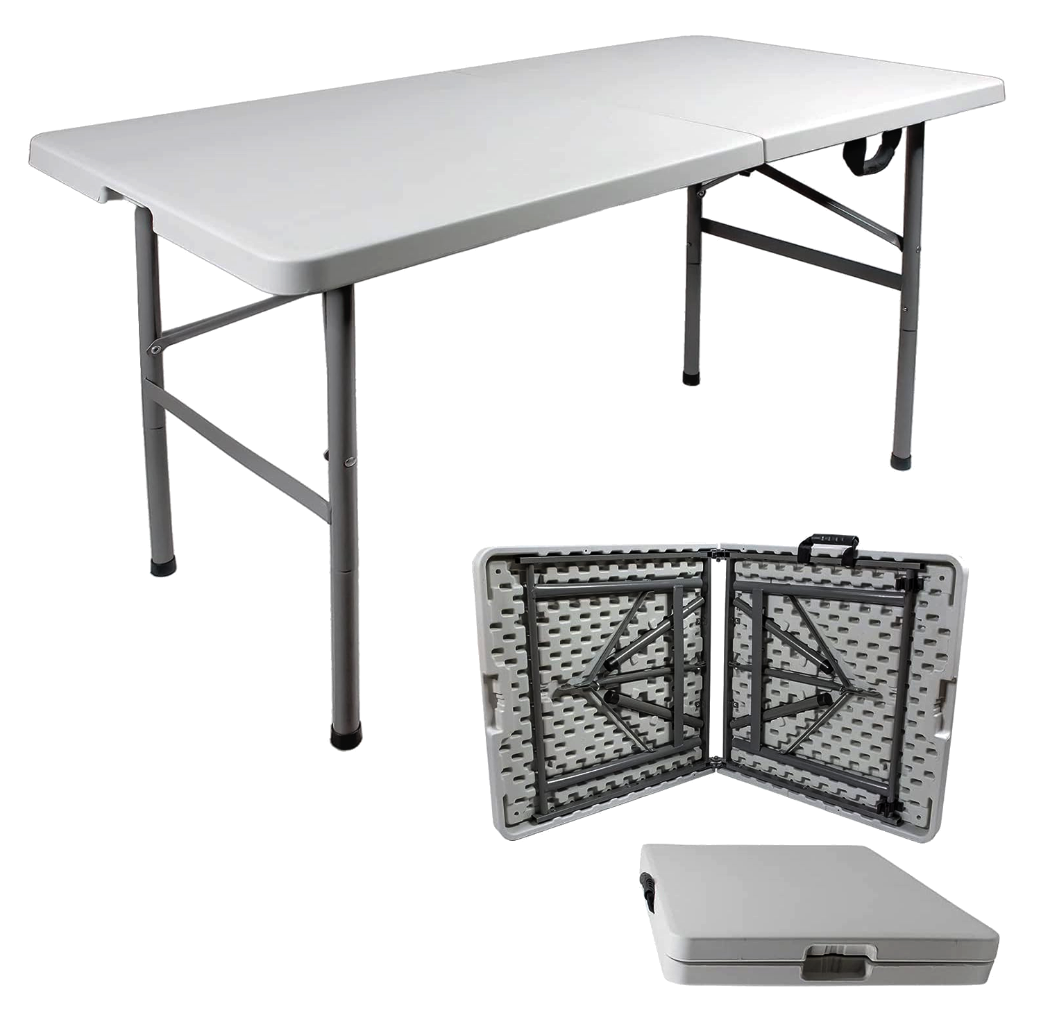 MESA OE MALETIN180-OF MALETIN 1.80X75CM BLANCA SIN LOGO