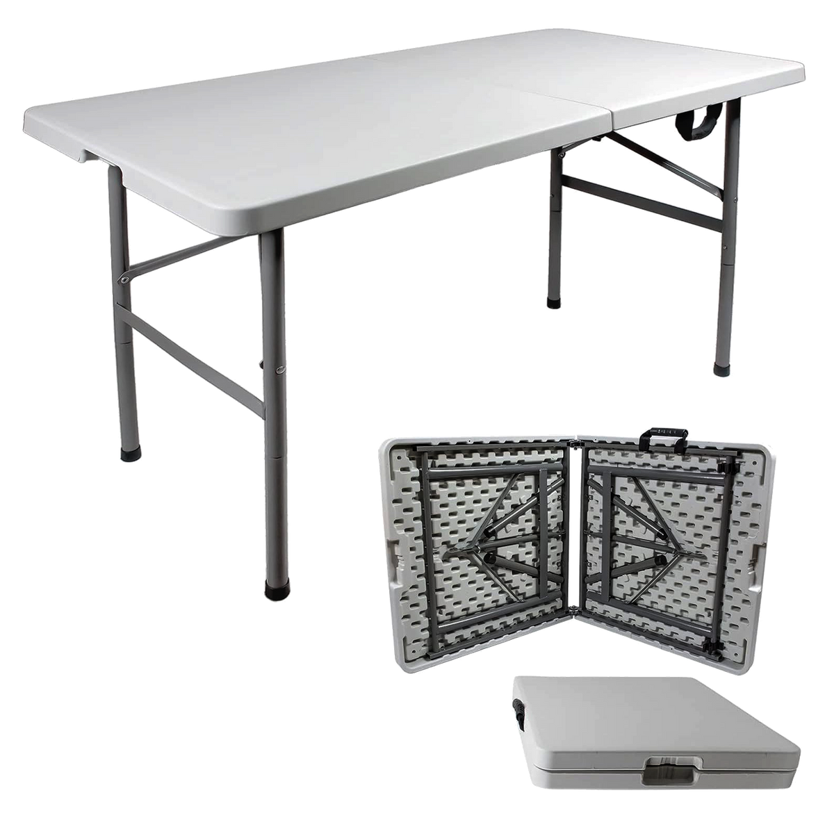 MESA OE MALETIN180-OF MALETIN 1.80X75CM BLANCA SIN LOGO