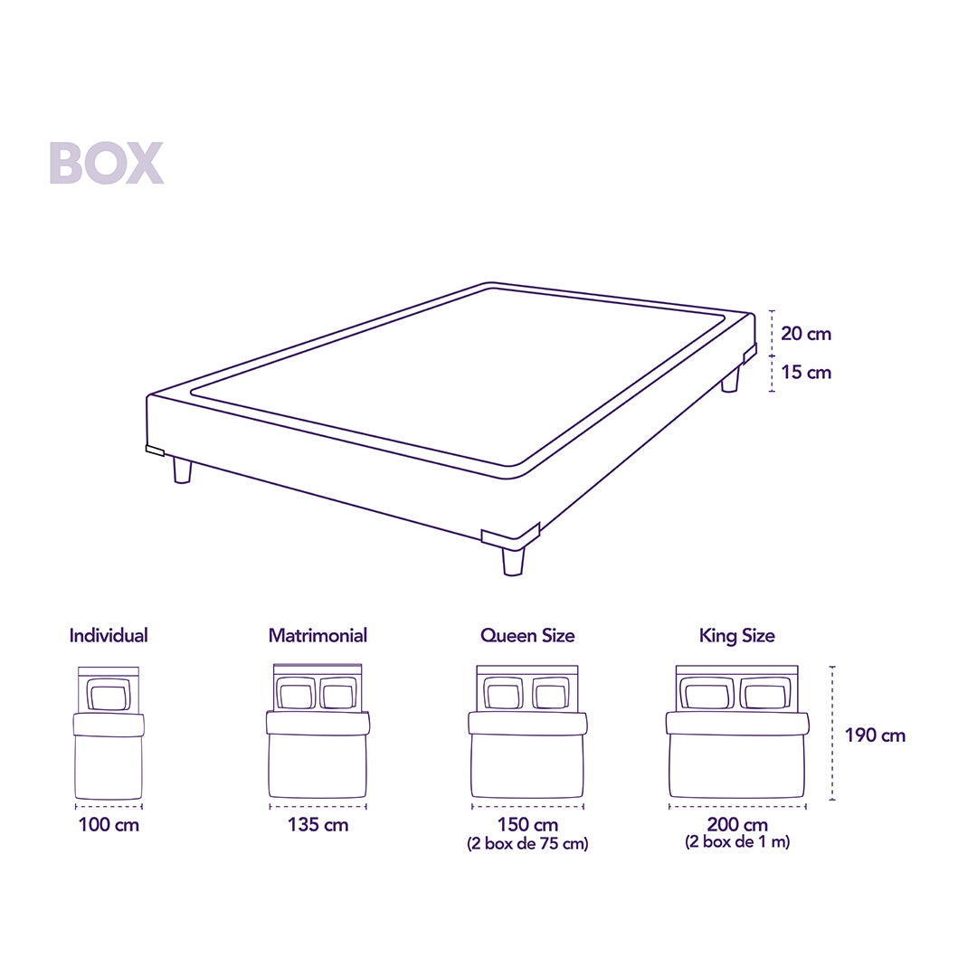 BOX THERAPEDIC UNIVERSAL NAVI/P BAJO NEGRO