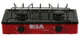 PARRILLA DISA 02-02-0-100 2QUEMADORES ROJO