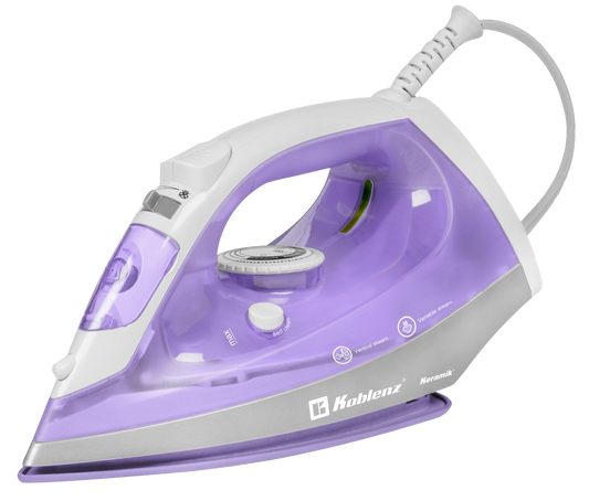 PLANCHA KOBLENZ PKK-340L 1200W VAPOR VERTICAL MORADO