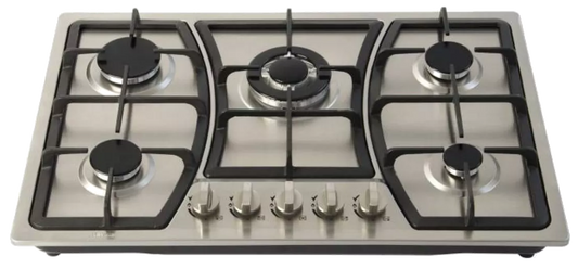 PARRILLA MAXIMS JZBS5A7 EMPOTRE INOX 5QUEMADORES 76X51CM PARRILLA FUNDICION