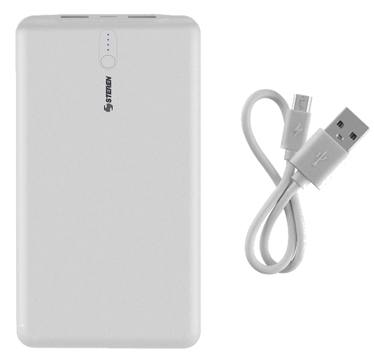 Pila Steren mov-1010 respaldo blanco 2usb 5cargas