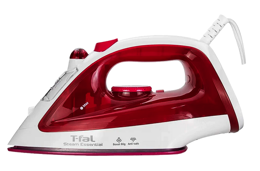 PLANCHA T-FAL FV1052X0 STEAM ESSENCIAL 1200W ROSA VAPOR VERTICAL AUTOLIMPIEZA