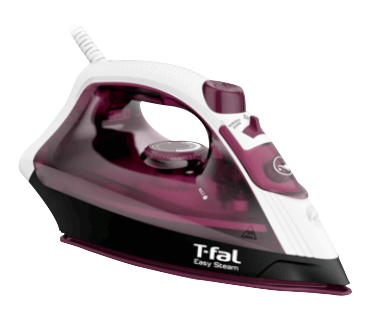 PLANCHA T-FAL FV1951X0 1200W MORADO TURE CERAMIC GLIDE VAPOR VERTICAL ANTICALCIO