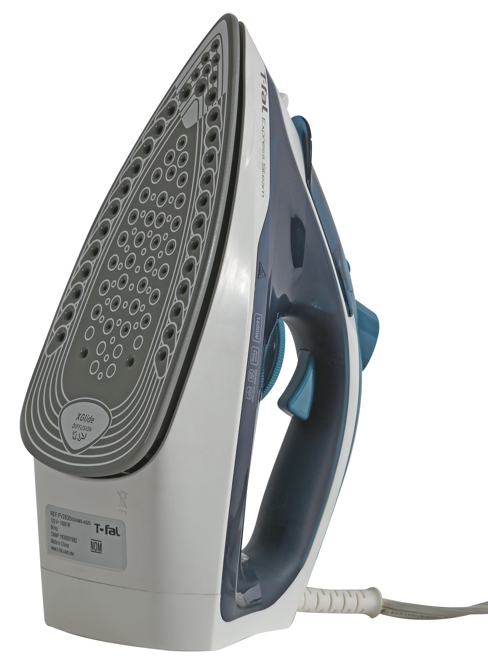 PLANCHA T-FAL FV2830X0 CERILIUM 1600W AZUL