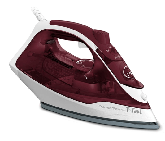 PLANCHA T-FAL FV2884X0 1600W ROJO DURILIUM AIRGLIDE AUTOAPAGADO ANTIGOTEO VAPOR VERTICAL
