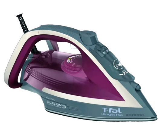 PLANCHA T-FAL FV6822X0 ULTRAGLISS PLUS DURILIUM 1800W AUTO APAGADO MORADO