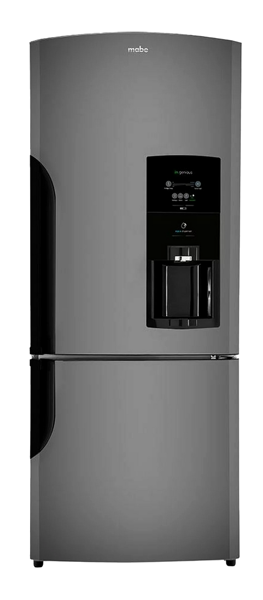 Refrigerador Mabe rmb520ijmrm0 19pies inox mate congelador abajo despachador