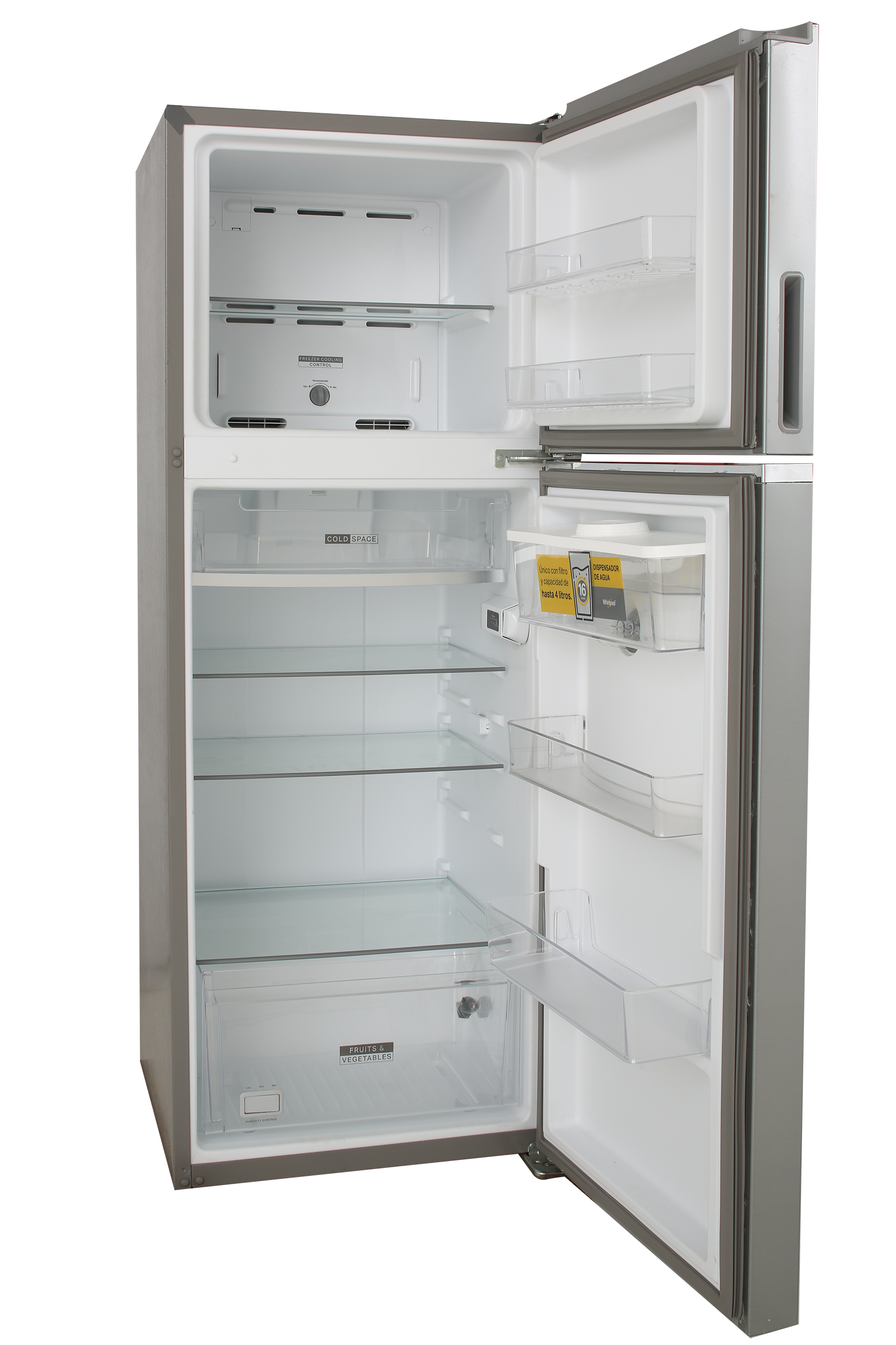REFRIGERADOR WHIRLPOOL WT1333K 13PIES GRIS DESPACHADOR