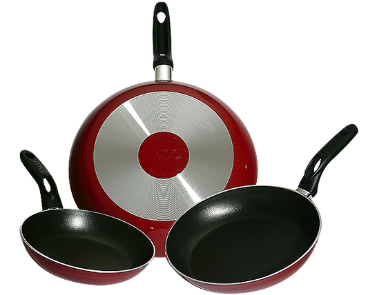 Sarten esco 84981 juego 20/24/30cm rojo