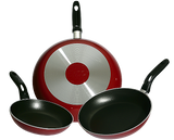 Sarten esco 84981 juego 20/24/30cm rojo