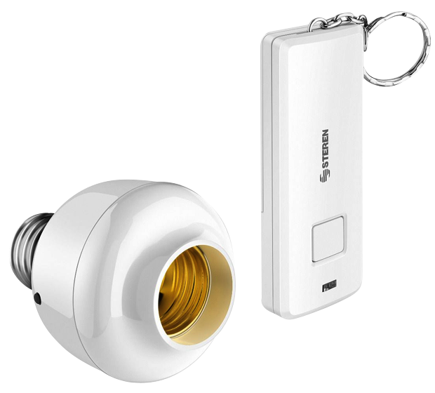 Socket Steren rf-130 400w blanco control remoto