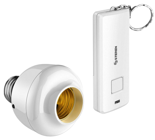 Socket Steren rf-130 400w blanco control remoto