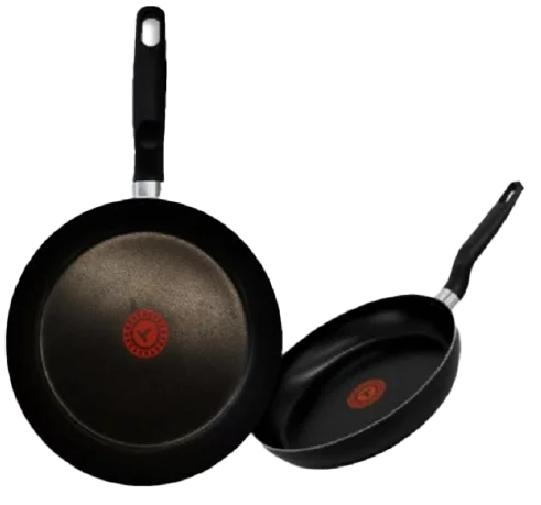 Sarten T-fal 03885002024fr vital juego 2 piezas 20/24cm negro 1.7mm