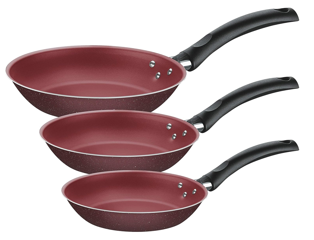 Sarten Tramontina 27899146 verona 3piezas 18/24/28cm rojo