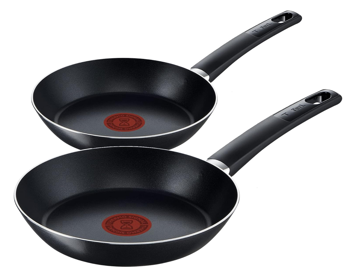 Sarten T-fal b5789183m2 simplicity juego 2pza 20/24cm negro 2.1mm