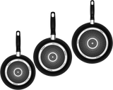 Sarten T-fal 0389300 vital 3pza 20/24/26cm 1.7mm negro