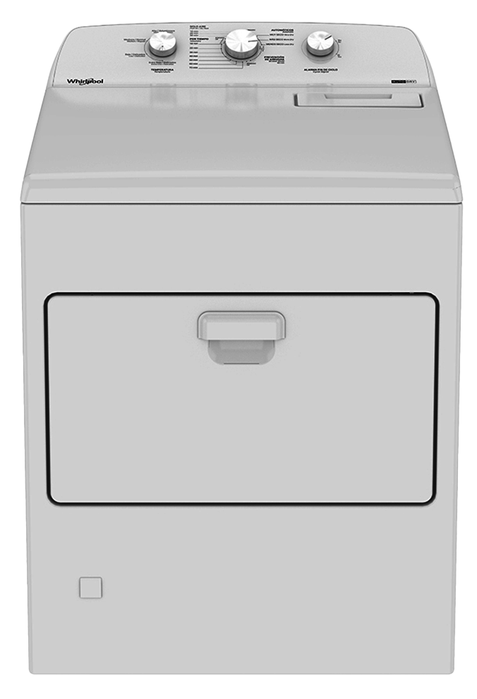 Secadora Whirlpool 7mwgd1730jq 17kg blanco tapa ciega