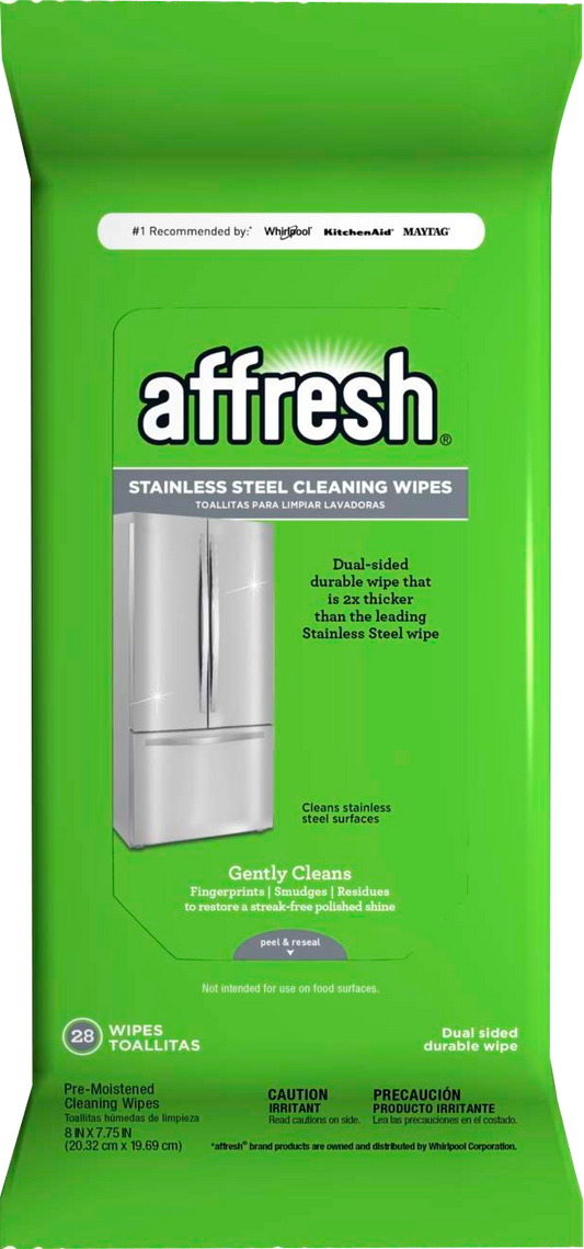 Toallitas Affresh w10539769 limpiadoras acero inoxidable 28 piezas