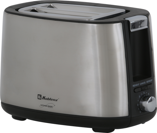 Tostador Koblenz tkm-800 in 800w 2rebanadas inox 7niveles tostado