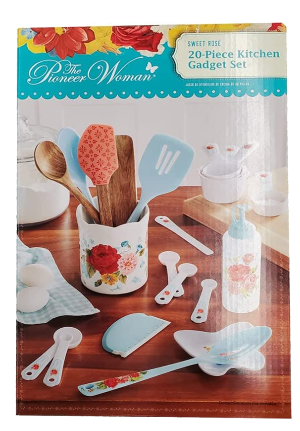 Tabla pioneer woman 124737.20 juego reposteria 20piezas