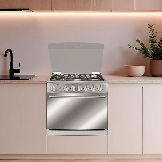Estufa Koblenz Empotre 30 Pulgadas Varsovia 6 Quemadores Inox EE-1131VB-IIRIQ - Ekar de Gas
