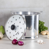 Vaporera Vasconia 771 4009026 34cm 30lt tapa vidrio