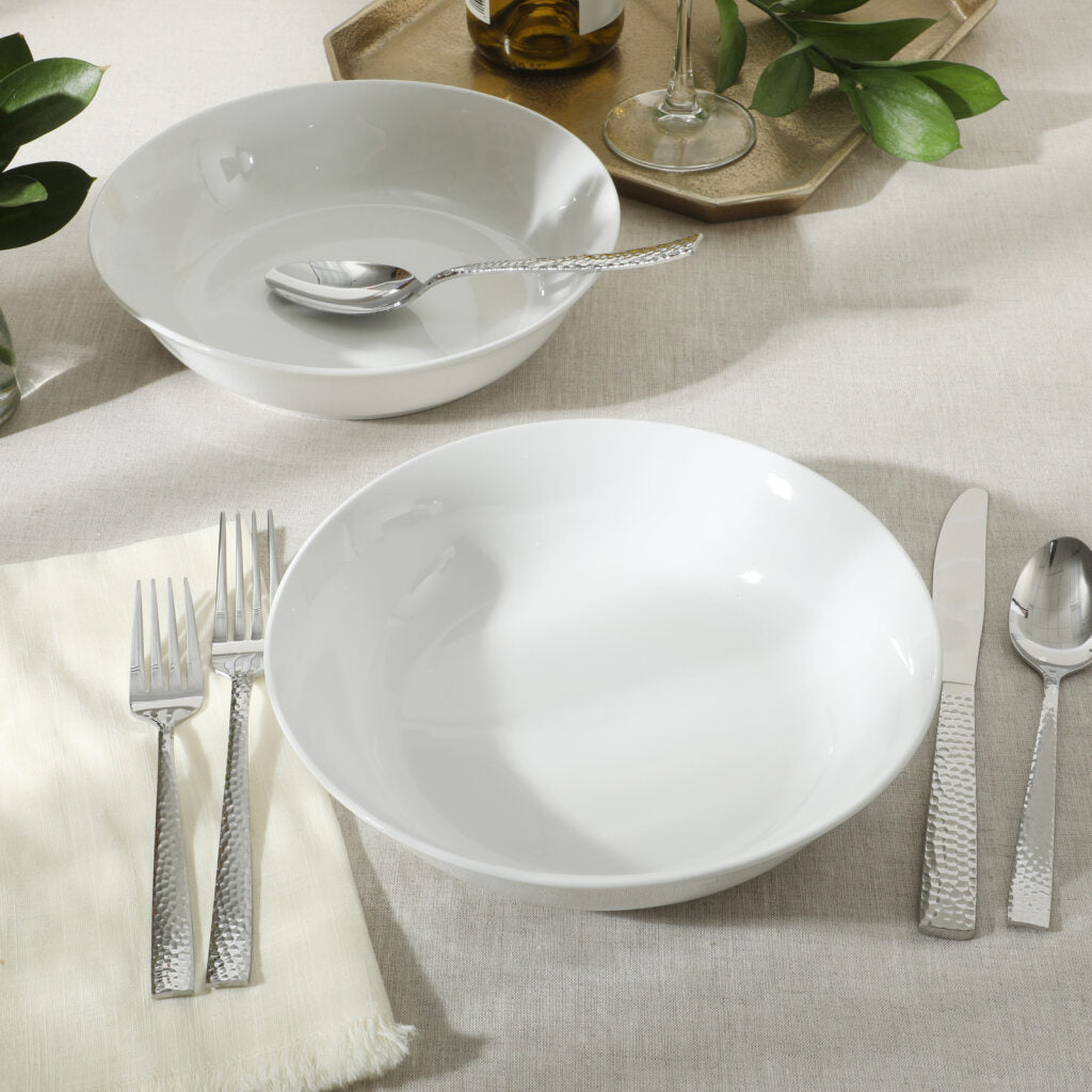Tazon gibson home 122923.02 2piezas 22cm ceramica blanco - Ekar de Gas