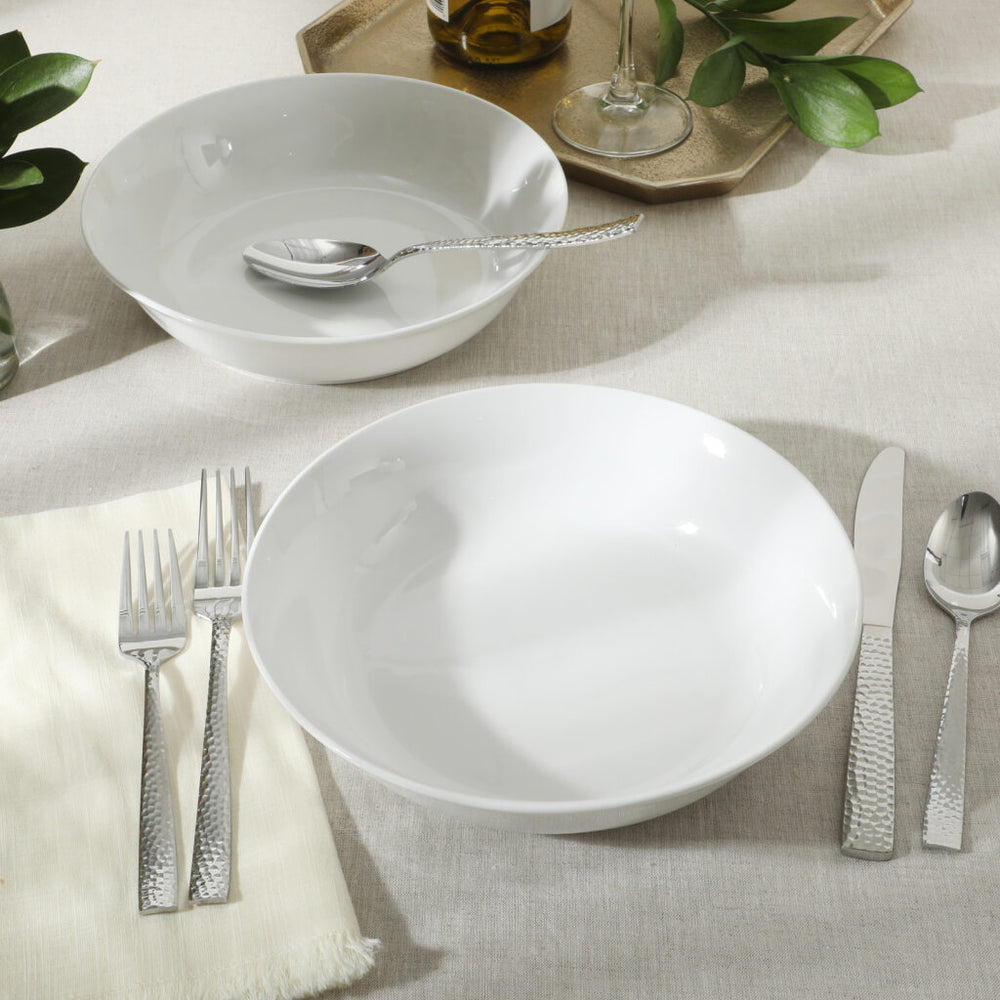 Tazon gibson home 122923.02 2piezas 22cm ceramica blanco - Ekar de Gas