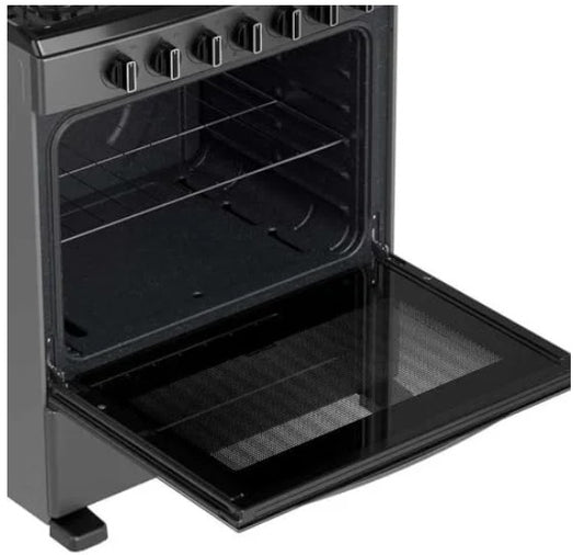 ESTUFA ACROS AFR2000G PISO 30PULGADAS GRIS ENCENDIDO MANUAL CUBIERTA PORCELANIZADA