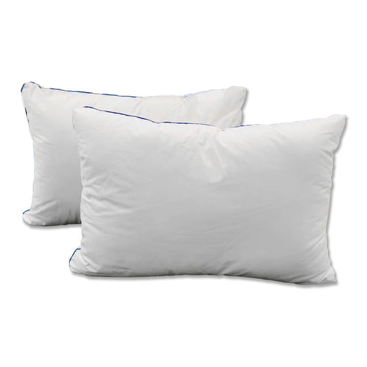 ALMOHADA WENDY DUO PACK MICROFIBRA STANDAR BLANCO 50% ALGODON 50% POLIESTER