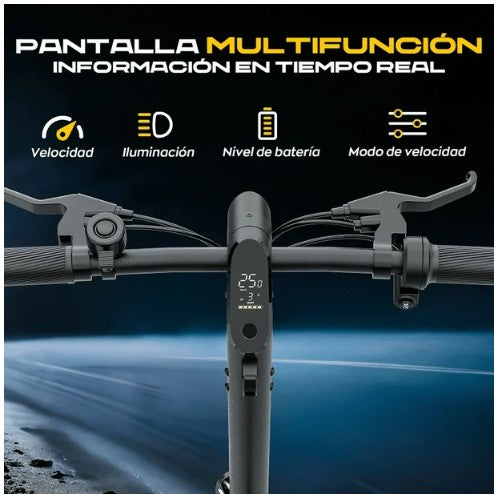 BICICLETA HONEY_WHALE B20 350-440W VEL_MAX 35KM/H SOPORTE_120KG METAL - Ekar de Gas