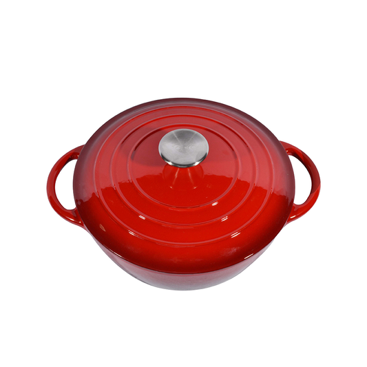 Cacerola alpro 9619 20cm hierro esmaltado rojo
