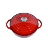 Cacerola alpro 9619 20cm hierro esmaltado rojo
