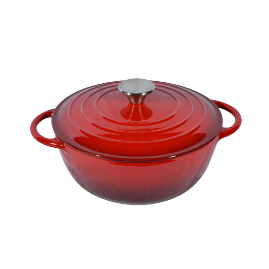 Cacerola alpro 9619 20cm hierro esmaltado rojo