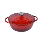 Cacerola alpro 9619 20cm hierro esmaltado rojo